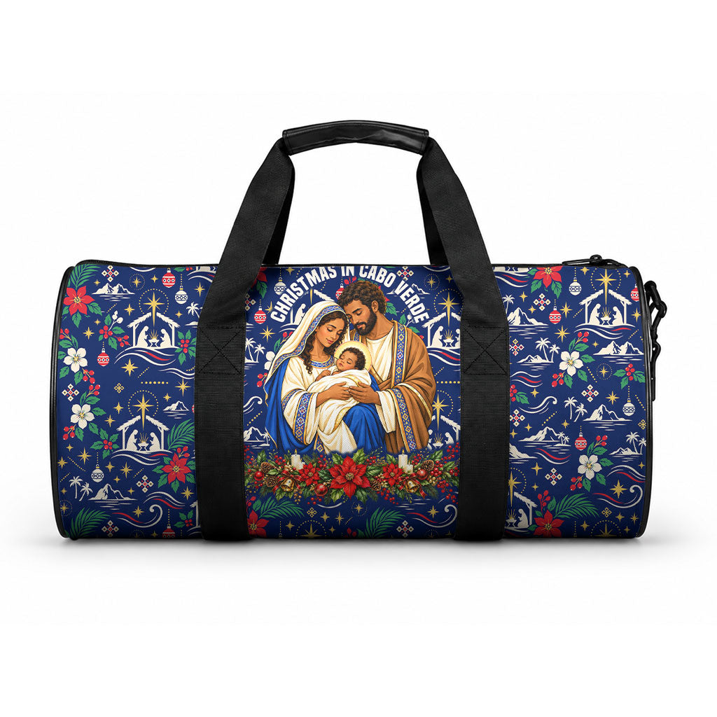 Cape Verde Jesus Christmas Duffle Bag Cabo Verde Island Nativity Scene