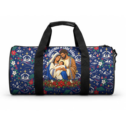 Cape Verde Jesus Christmas Duffle Bag Cabo Verde Island Nativity Scene