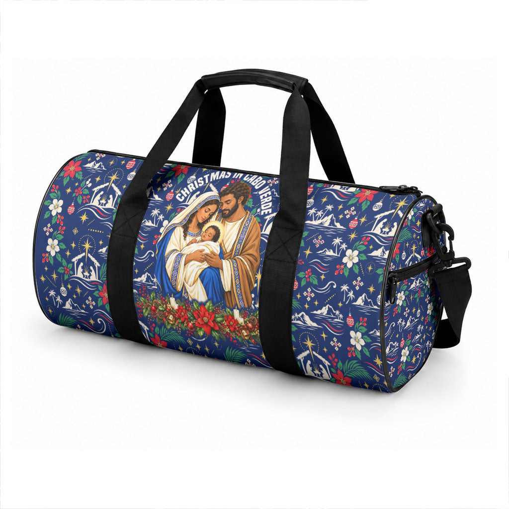 Cape Verde Jesus Christmas Duffle Bag Cabo Verde Island Nativity Scene