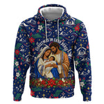 Cape Verde Jesus Christmas Hoodie Cabo Verde Island Nativity Scene