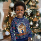 Cape Verde Jesus Christmas Kid Ugly Christmas Sweater Cabo Verde Island Nativity Scene