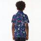 Cape Verde Jesus Christmas Kid Polo Shirt Cabo Verde Island Nativity Scene