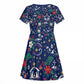 Cape Verde Jesus Christmas Kid Short Sleeve Dress Cabo Verde Island Nativity Scene