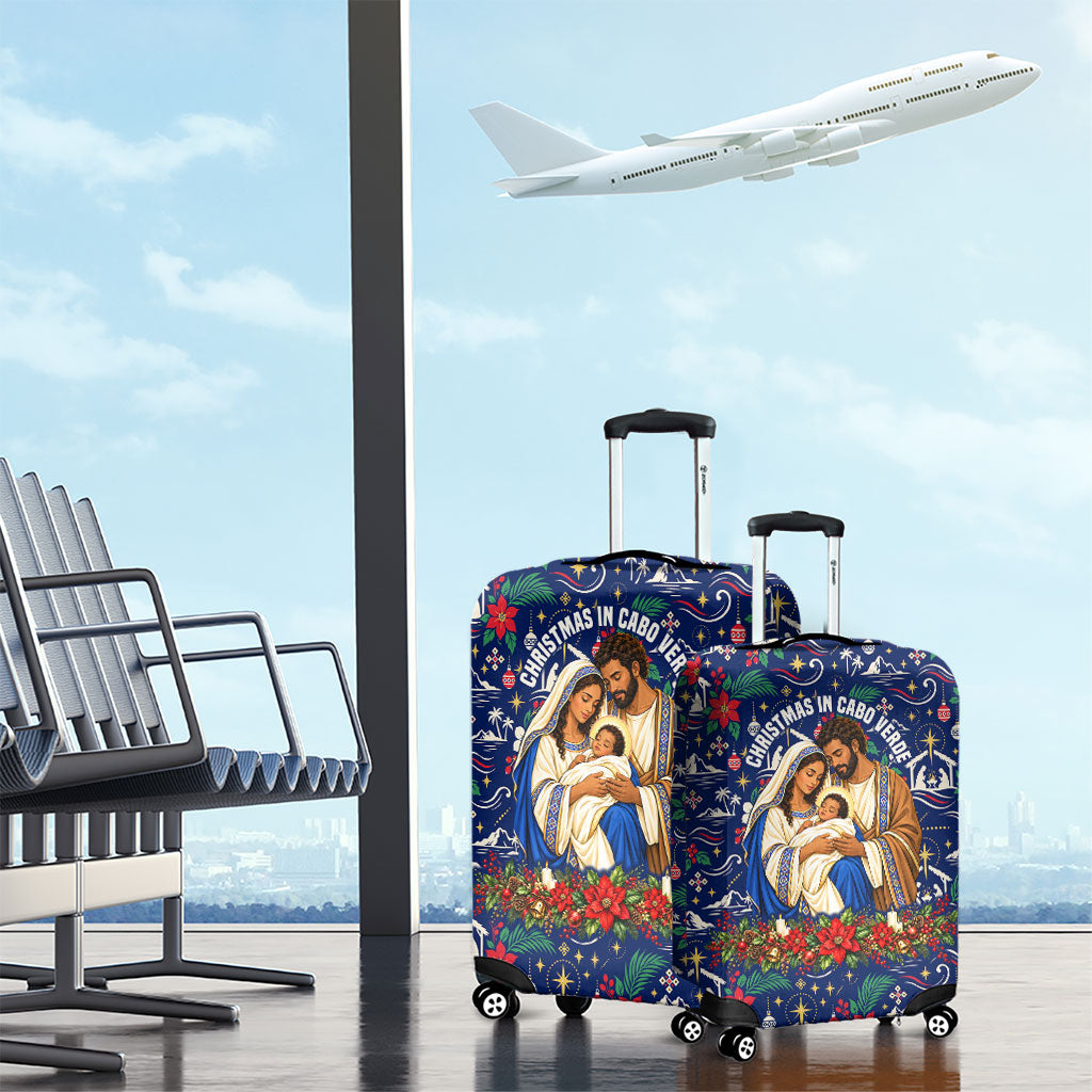 Cape Verde Jesus Christmas Luggage Cover Cabo Verde Island Nativity Scene