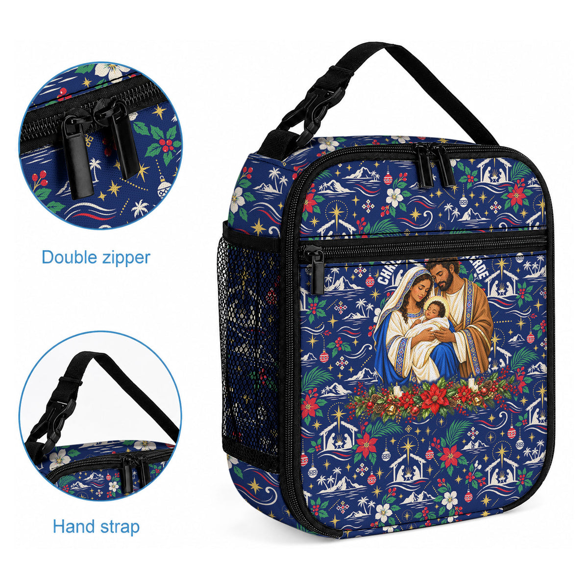 Cape Verde Jesus Christmas Lunch Bag Cabo Verde Island Nativity Scene