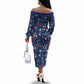 Cape Verde Jesus Christmas Off The Shoulder Long Sleeve Dress Cabo Verde Island Nativity Scene