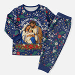 Cape Verde Jesus Christmas Pajama Set Cabo Verde Island Nativity Scene