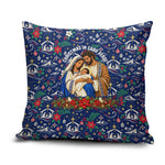 Cape Verde Jesus Christmas Pillow Cover Cabo Verde Island Nativity Scene