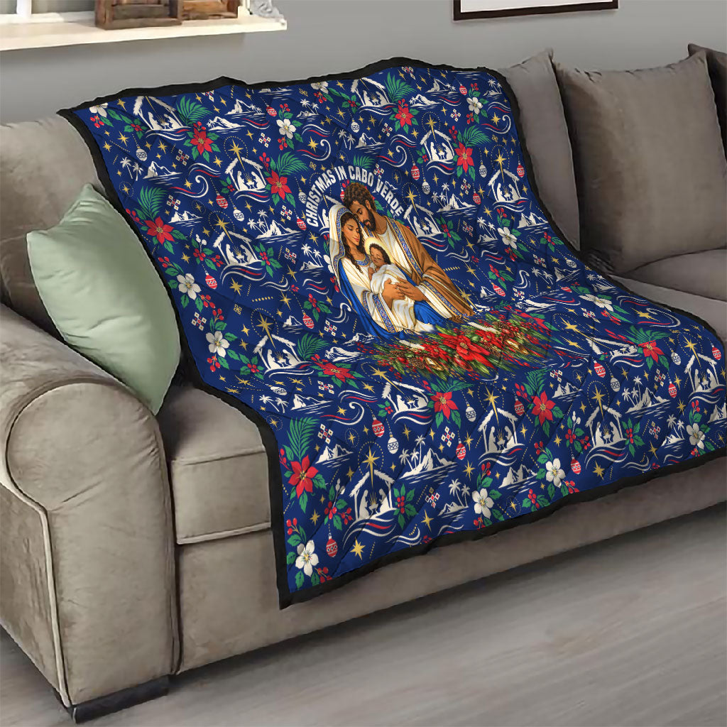 Cape Verde Jesus Christmas Quilt Cabo Verde Island Nativity Scene