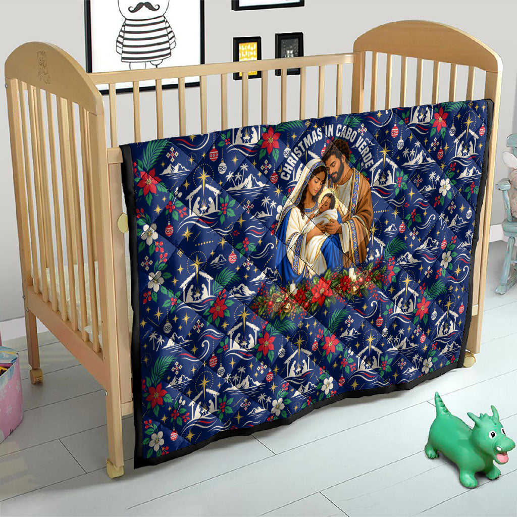 Cape Verde Jesus Christmas Quilt Cabo Verde Island Nativity Scene