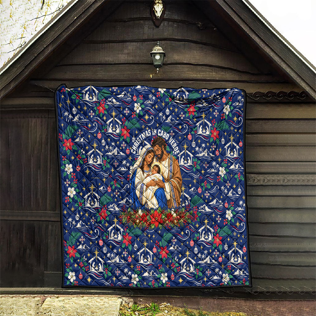 Cape Verde Jesus Christmas Quilt Cabo Verde Island Nativity Scene