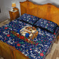 Cape Verde Jesus Christmas Quilt Bed Set Cabo Verde Island Nativity Scene