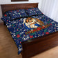 Cape Verde Jesus Christmas Quilt Bed Set Cabo Verde Island Nativity Scene