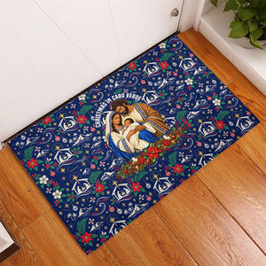Cape Verde Jesus Christmas Rubber Doormat Cabo Verde Island Nativity Scene