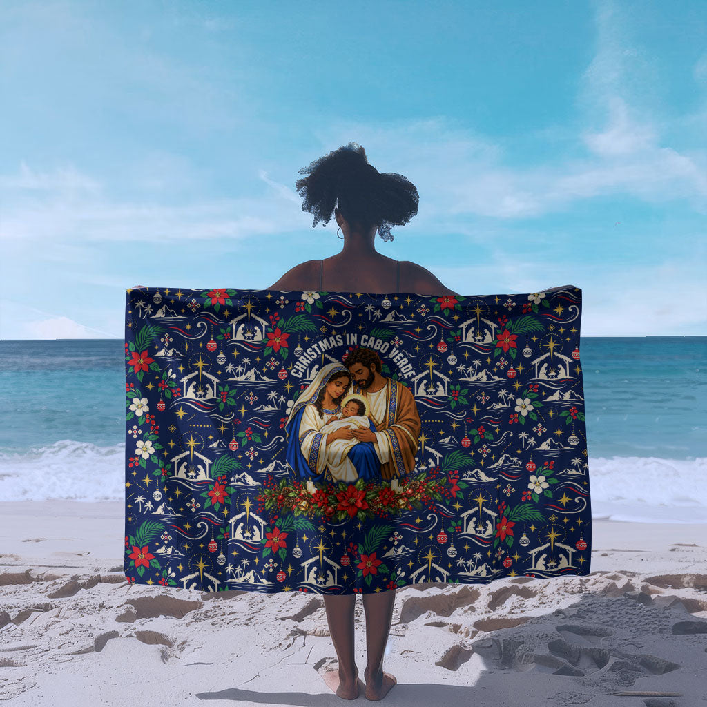 Cape Verde Jesus Christmas Sarong Cabo Verde Island Nativity Scene