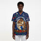 Cape Verde Jesus Christmas Scrub Top Cabo Verde Island Nativity Scene