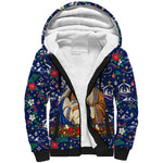 Cape Verde Jesus Christmas Sherpa Hoodie Cabo Verde Island Nativity Scene