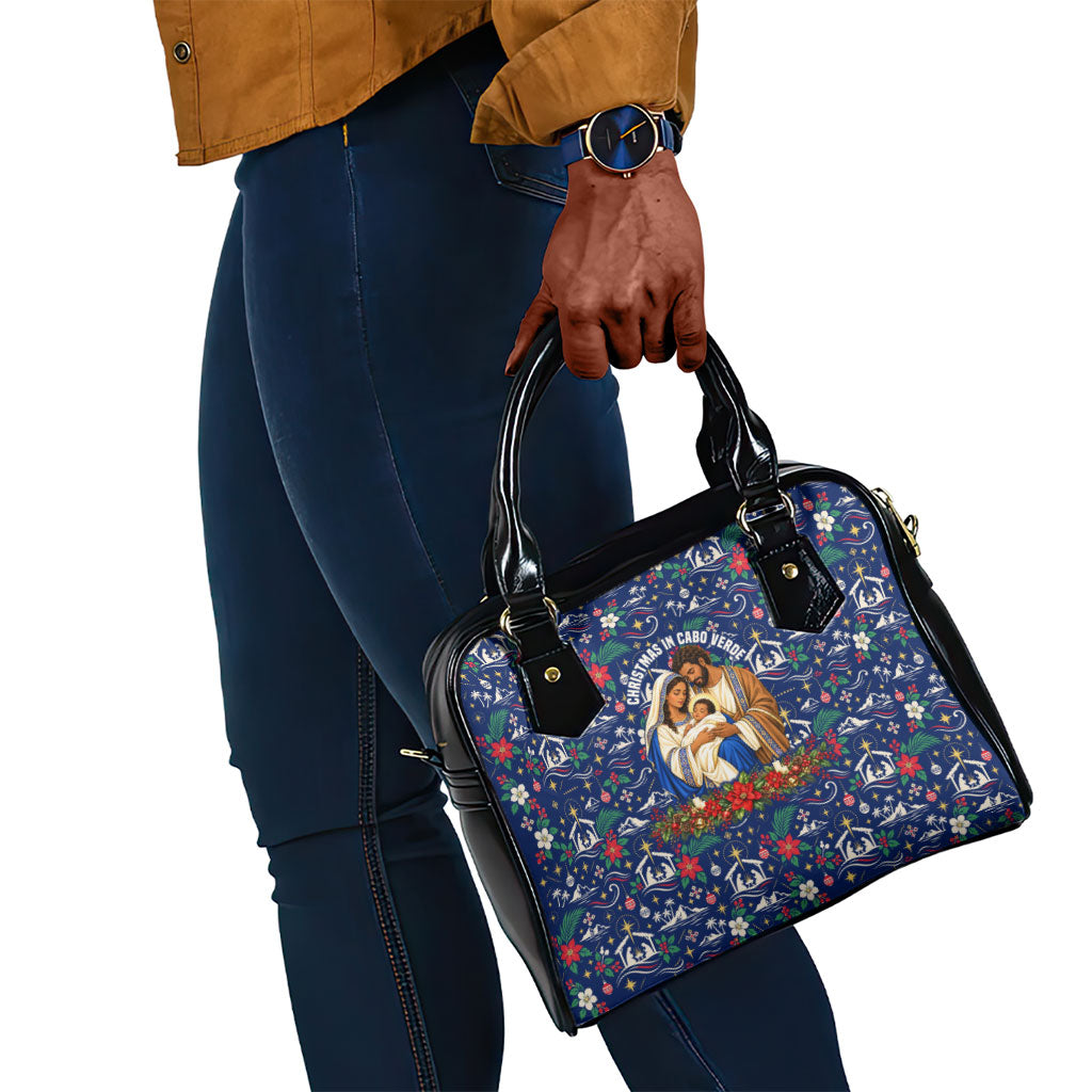 Cape Verde Jesus Christmas Shoulder Handbag Cabo Verde Island Nativity Scene