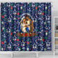 Cape Verde Jesus Christmas Shower Curtain Cabo Verde Island Nativity Scene