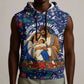 Cape Verde Jesus Christmas Sleeveless Hoodie Cabo Verde Island Nativity Scene