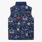 Cape Verde Jesus Christmas Sleeveless Puffer Jacket Cabo Verde Island Nativity Scene