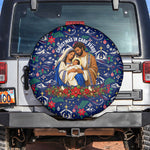 Cape Verde Jesus Christmas Spare Tire Cover Cabo Verde Island Nativity Scene