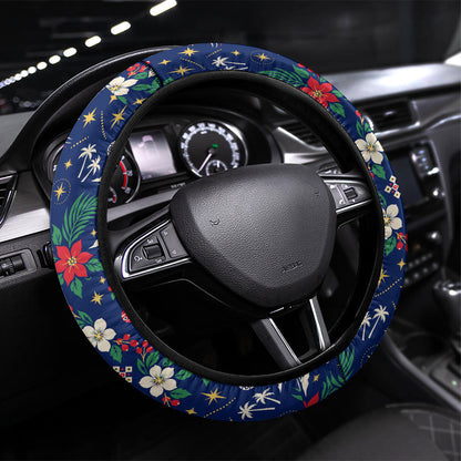 Cape Verde Jesus Christmas Steering Wheel Cover Cabo Verde Island Nativity Scene