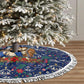 Cape Verde Jesus Christmas Tree Skirt Cabo Verde Island Nativity Scene