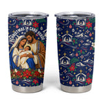 Cape Verde Jesus Christmas Tumbler Cup Cabo Verde Island Nativity Scene