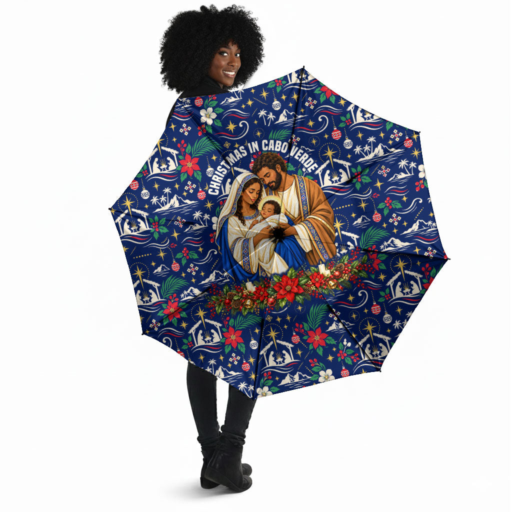 Cape Verde Jesus Christmas Umbrella Cabo Verde Island Nativity Scene