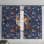 Cape Verde Jesus Christmas Window Curtain Cabo Verde Island Nativity Scene