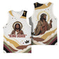 King Jesus African Black Christ Basketball Jersey Religious Christian Faith Holy Cross Dove Spiritual
