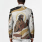 King Jesus African Black Christ Blazer Religious Christian Faith Holy Cross Dove Spiritual