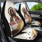 King Jesus African Black Christ Car Seat Cover Religious Christian Faith Holy Cross Dove Spiritual