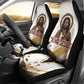 King Jesus African Black Christ Car Seat Cover Religious Christian Faith Holy Cross Dove Spiritual