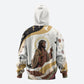 King Jesus African Black Christ Hoodie Religious Christian Faith Holy Cross Dove Spiritual