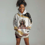 King Jesus African Black Christ Hoodie Dress Religious Christian Faith Holy Cross Dove Spiritual