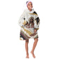 King Jesus African Black Christ Kid Wearable Blanket Hoodie Religious Christian Faith Holy Cross Dove Spiritual