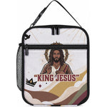 King Jesus African Black Christ Lunch Bag Religious Christian Faith Holy Cross Dove Spiritual