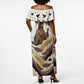 King Jesus African Black Christ Off Shoulder Maxi Dress Religious Christian Faith Holy Cross Dove Spiritual