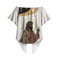 King Jesus African Black Christ Off Shoulder Wrap Waist Top Religious Christian Faith Holy Cross Dove Spiritual