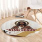 King Jesus African Black Christ Round Carpet Religious Christian Faith Holy Cross Dove Spiritual