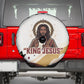 King Jesus African Black Christ Spare Tire Cover Religious Christian Faith Holy Cross Dove Spiritual