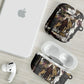 King Of Kings Jesus Is King Lion Of Judah Africa AirPods Case Black Christ Religious Faith Lion Crown Grunge