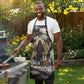 King Of Kings Jesus Is King Lion Of Judah Africa Apron Black Christ Religious Faith Lion Crown Grunge