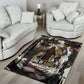 King Of Kings Jesus Is King Lion Of Judah Africa Area Rug Black Christ Religious Faith Lion Crown Grunge