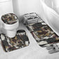 King Of Kings Jesus Is King Lion Of Judah Africa Bathroom Set Black Christ Religious Faith Lion Crown Grunge