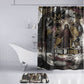 King Of Kings Jesus Is King Lion Of Judah Africa Bathroom Set Black Christ Religious Faith Lion Crown Grunge