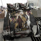King Of Kings Jesus Is King Lion Of Judah Africa Bedding Set Black Christ Religious Faith Lion Crown Grunge