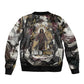 King Of Kings Jesus Is King Lion Of Judah Africa Bomber Jacket Black Christ Religious Faith Lion Crown Grunge